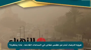 هيئة الأرصاد تحذر من طقس مفاجئ في الساعات القادمة.. ماذا ينتظرنا؟